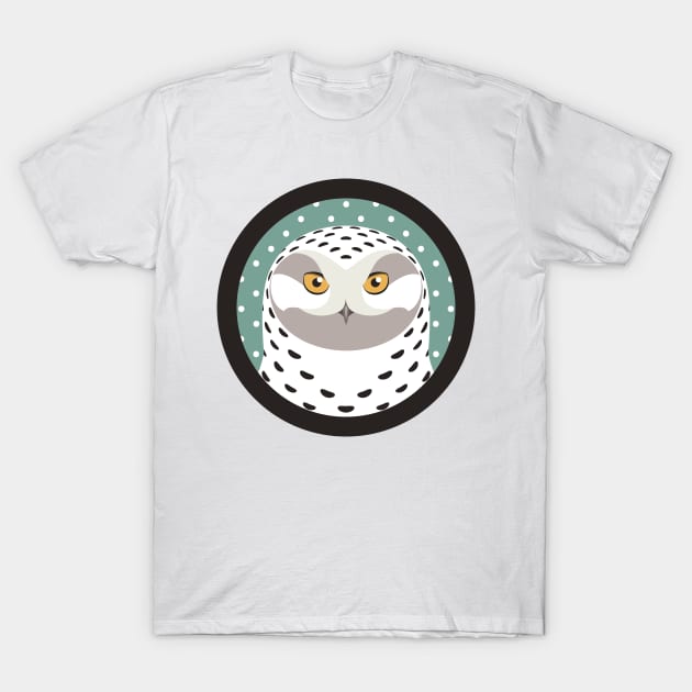 Snowy Owl Logo T-Shirt by JadaFitch